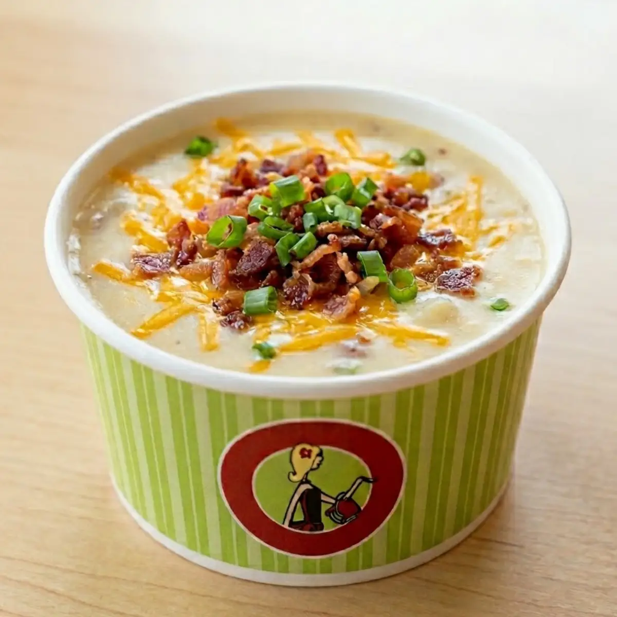 Chicken Salad Chick Loaded Potato Soup Recipe card image