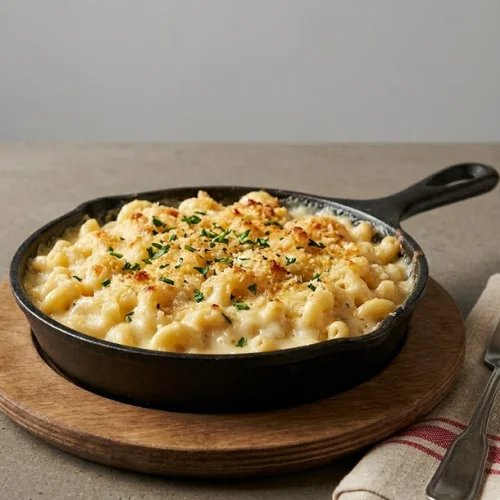 Chili's White Cheddar Mac and Cheese Recipe card image