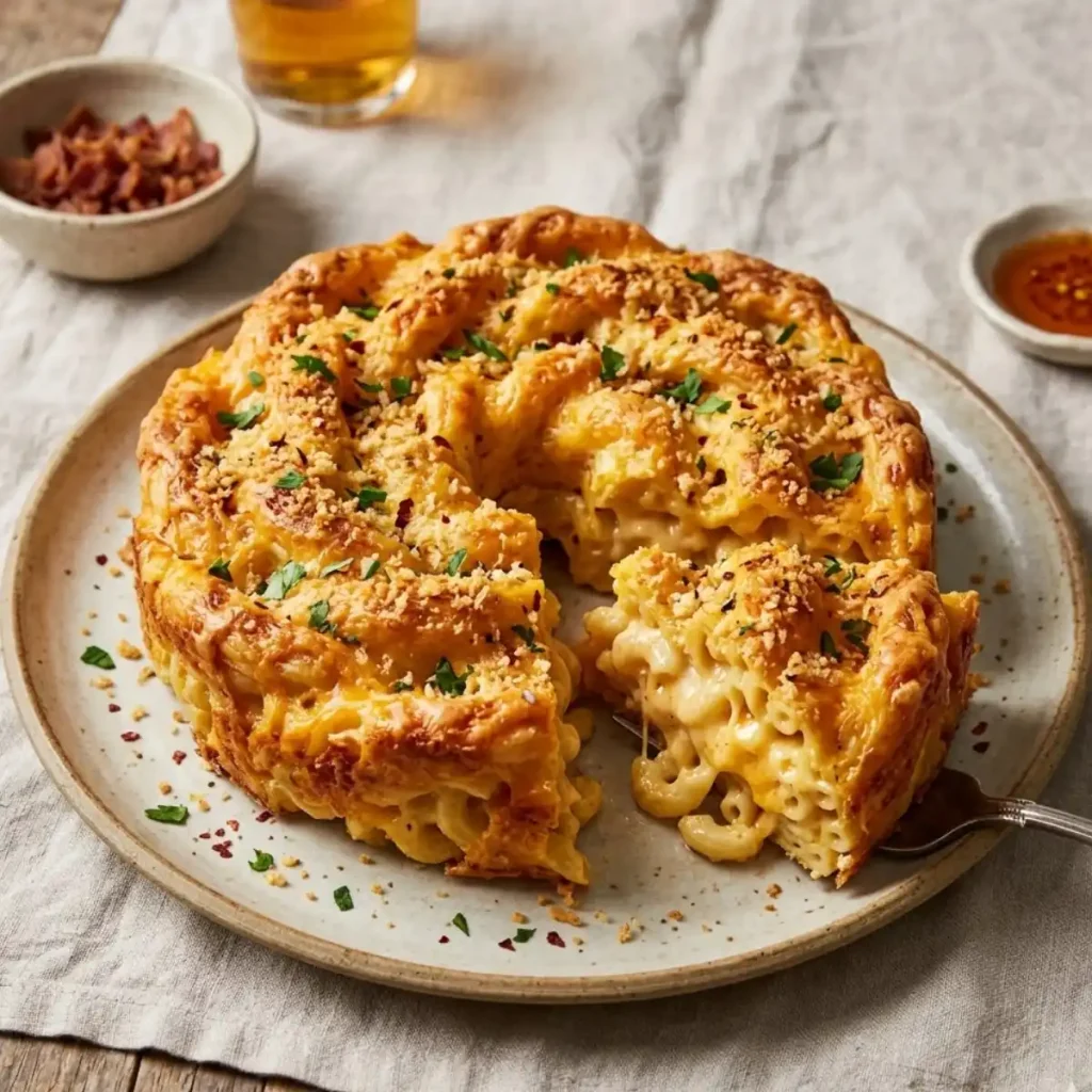 Millions of Food Lovers Cook with Food Mastery Hub 22 Danni Rose Mac and Cheese Recipe card image