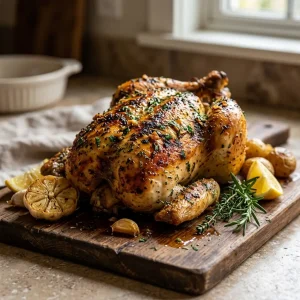 Garlic Herb Chicken Recipe 2 Heartumental Dinner Recipe card image