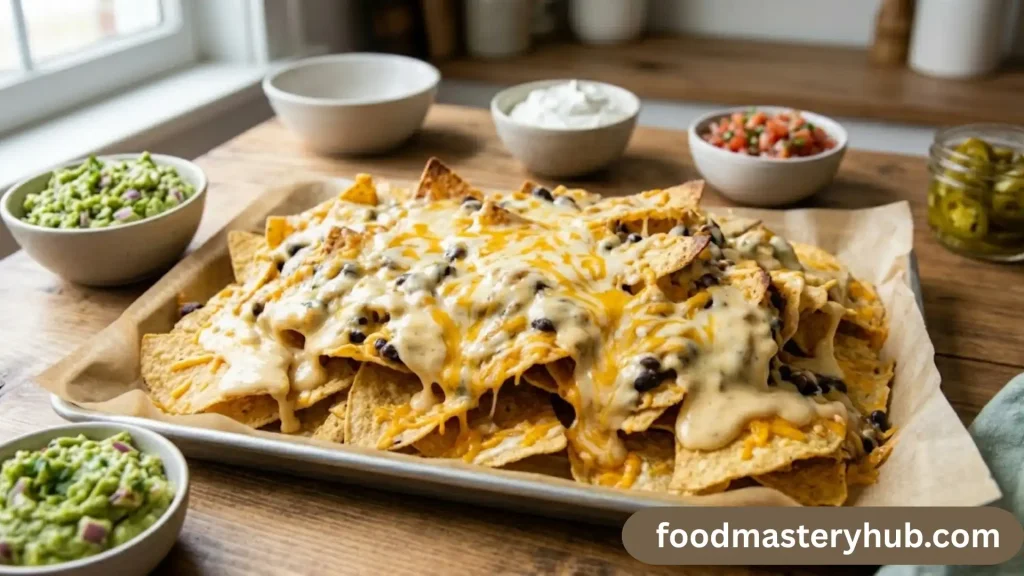 Cheesecake Factory Nachos Recipe | Easy & Homemade 4 Layer the Chips and Bake image