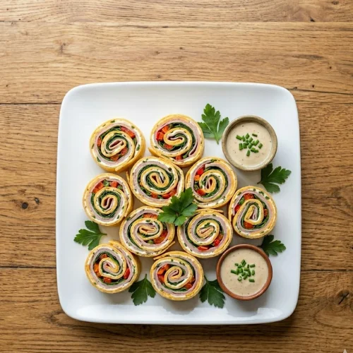 Pinwheel Sandwiches recipe card image