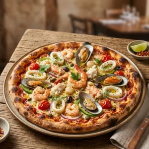 How to Make the Best Pizza Seafood Recipe at Home 2 Pizza Seafood Recipe card image