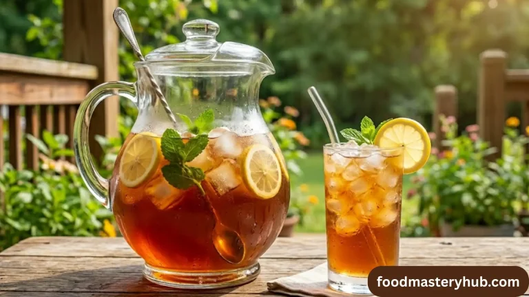 sweet tea recipe feature image